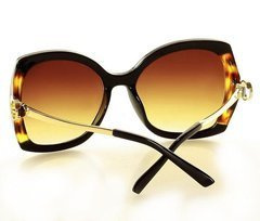 Eleganckie okulary przeciwsłoneczne MAZZINI BUTTERFLY  brąz - min. zamówienie 20 / 50 / 100 szt.