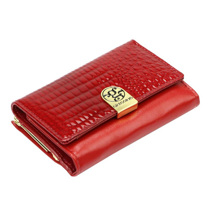 Nieduży portfel damski GL-117 czerwony