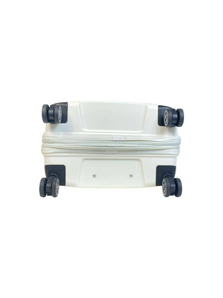 LYS Paris Salvador Duża twarda biała walizka na kółkach 76 cm