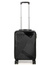 LYS Paris Cali Mała twarda czarna walizka kabinowa na kółkach 55 cm