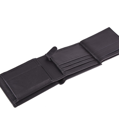 Portfel męski skórzany KEMER P29L Czarny