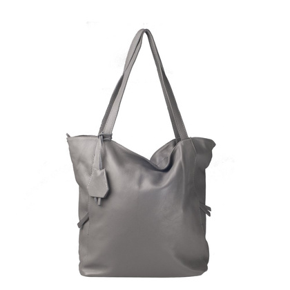 Torebka damska skórzana KEMER 304 Szara - min. zamówienie 20 / 50 / 100 szt.