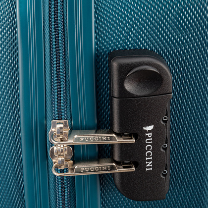 Duża walizka PUCCINI PARIS ABS03A 5A Zielona