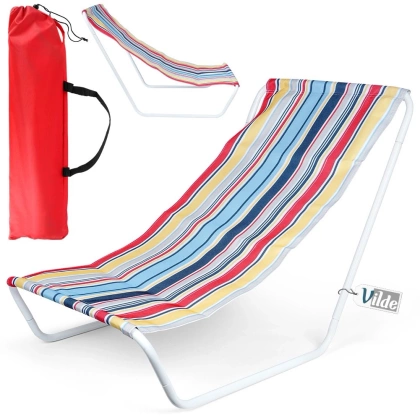 Leżak plażowy składany