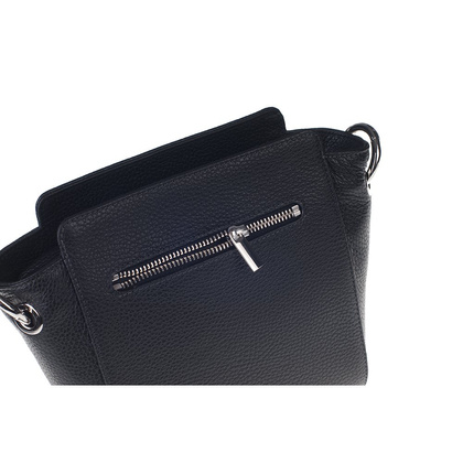 Torebka damska skórzana KEMER R274 Czarna - min. zamówienie 20 / 50 / 100 szt.