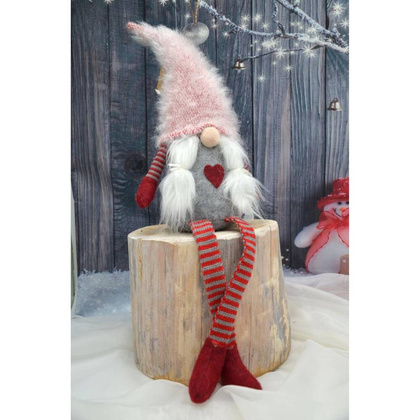 PANI SKRZAT Z PUCHATĄ CZAPĄ 45+36CM