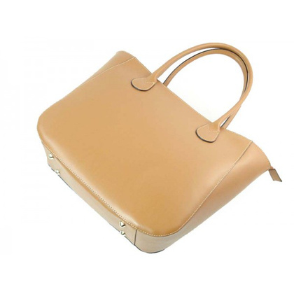 DŁUGIE UCHO NA RAMIĘ WŁOSKA SKÓRA A4 CAMEL GL44C