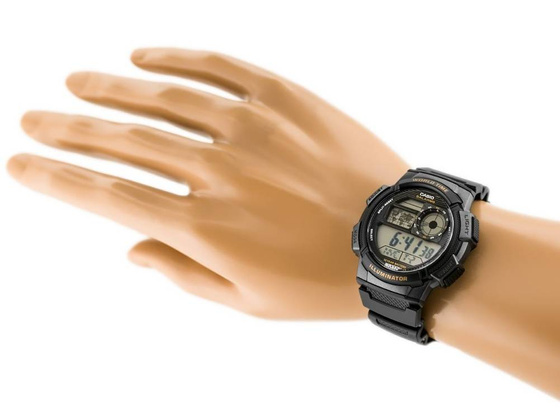 ZEGAREK MĘSKI CASIO AE-1000W 1AV (zd073a) - WORLD TIME