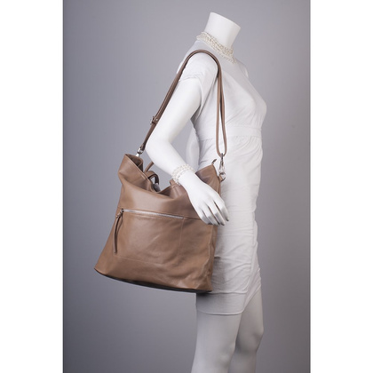 Torebka damska skórzana KEMER 168 Brązowa - min. zamówienie 20 / 50 / 100 szt.