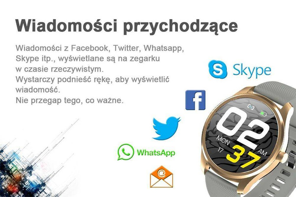 Zegarek Męski SMARTWATCH G.Rossi + Dodatkowy pasek SW012-5