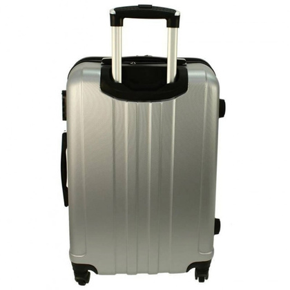 Zestaw 3 walizek PELLUCCI RGL 740 Metaliczno Niebieski