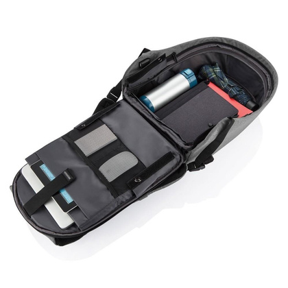 Bobby Hero Small plecak chroniący przed kieszonkowcami XD COLLECTION Szary