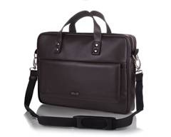 TORBA MĘSKA NA RAMIĘ SOLIER S32 WESTPORT CIEMNY BRĄZ - min. zamówienie 20 / 50 / 100 szt.