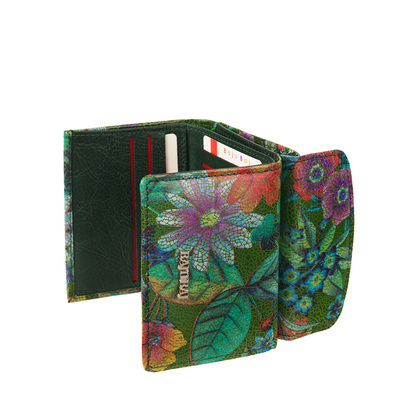 Mały portfel damski BajuBaj z kolorowej skóry naturalnej – funkcjonalność i bezpieczeństwo RFID PD2001cs157