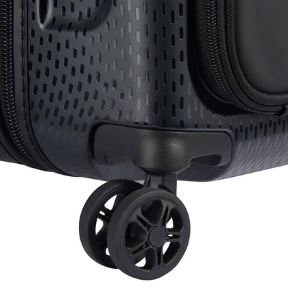 Delsey Turenne mała czarna walizka kabinowa na kółkach 55 cm
