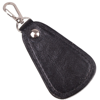 Brelok skórzany KEMER B1 Czarny - min. zamówienie 20 / 50 / 100 szt.