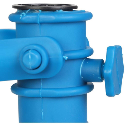 BAZA MOCOWANIE DO PARASOLA PLASTIKOWA WKRĘCANA NIEBIESKA