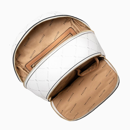 Plecak damski PUCCINI MONOGRAM COLLECTION BLXP0010P 0 Biały