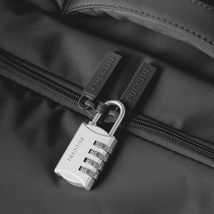 Średnia walizka PUCCINI BARBADOS EM50251B 1 Czarna