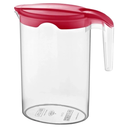 Dzbanek do napojów wody soku plastikowy z pokrywką miarką dzióbkiem uchwytem1,75 l