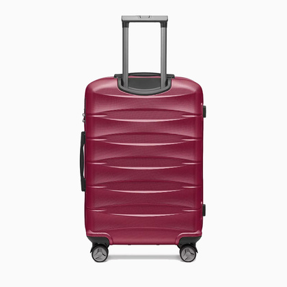 Średnia walizka PUCCINI CAIRO ABS030B 3B Bordowa
