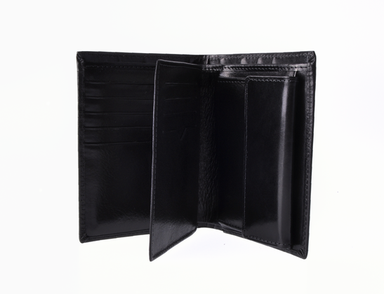 Portfel męski skórzany KEMER M 21 Czarny - min. zamówienie 20 / 50 / 100 szt.