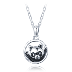 MINET Naszyjnik srebrny szop