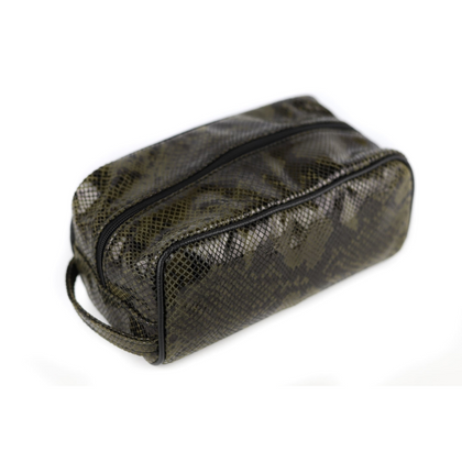 311 Kosmetyczka cegiełka-wąż zielony KEMER