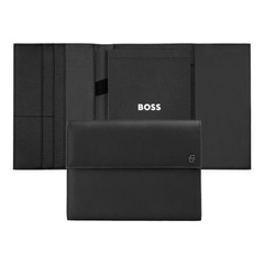Teczka A5 Hugo Boss Double B Black & Gun