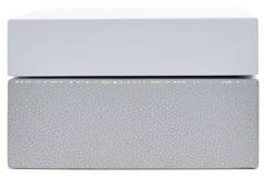 Szkatułka biała lakierowana