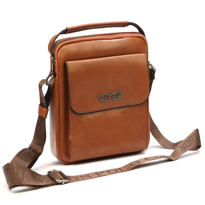 Torba męska na ramię NORTHAMPTON POLO CLUB PC3104 Czarna