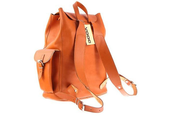 Ogromny plecak skórzany KEMER VOOC Vintage P40 koniak