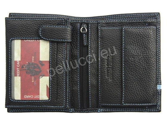 Portfel męski skórzany PELLUCCI Polo Club 5313 475 Czarny