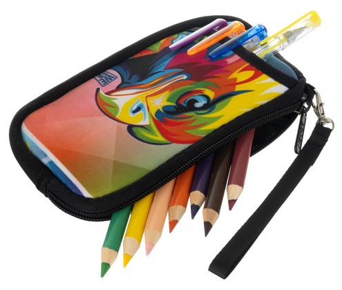 Etui kolorowe piórnik portmonetka dla dzieci