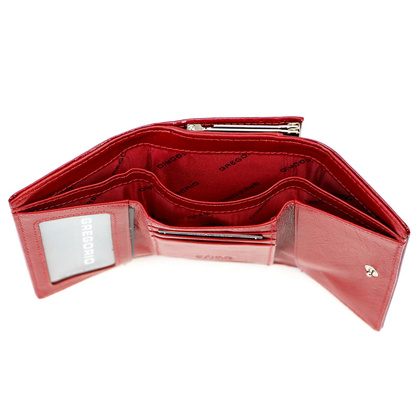 Portfel damski skórzany PELLUCCI CB-117 Czerwony