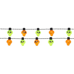 GIRLANDA HALLOWEEN CZASZKI 10LED