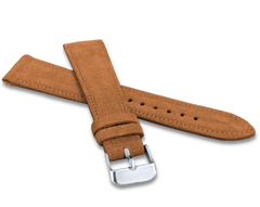 LAVVU Jasnobrązowy szyty pasek SUEDE z luksusowej skóry Top Grain - 16