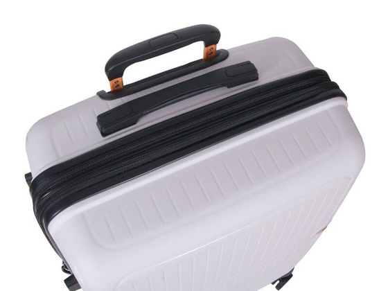 Średnia walizka DIELLE 140 Biała