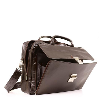 Torba skórzana na laptopa KEMER VOOC 15,6" EP8 Czarna