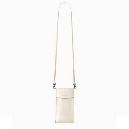 Torebka na telefon skórzana PUCCINI VULCANO VC92525 6B Beżowa