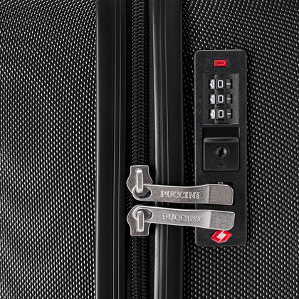 Duża walizka PUCCINI BALI ABS021A 1 Czarny