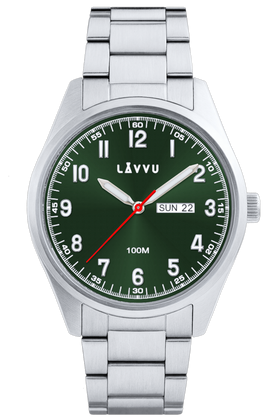 LAVVU Zegarek ze stali nierdzewnej ​FOSEN Green