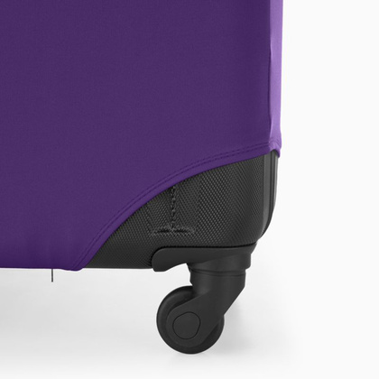 Elastyczny pokrowiec na średnią walizkę PUCCINI PBB 7D Fioletowy