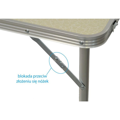 Stolik turystyczny składany kempingowy