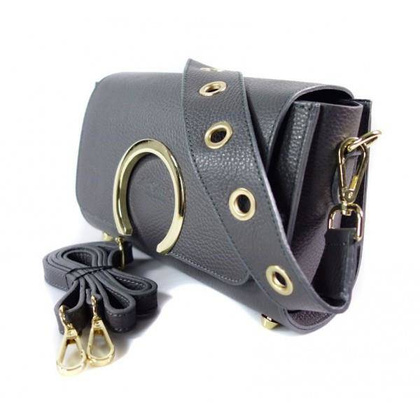 Listonoszka La Bomba złote okucia Szara LB134G