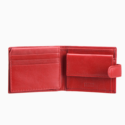 Portfel męski skórzany PUCCINI MURANO MU1953 3E Czerwony