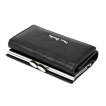 Portfel damski skórzany PIERRE CARDIN 06 ITALY 117 Czerwony