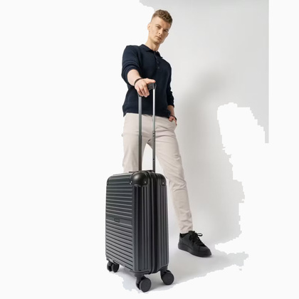 Mała kabinowa walizka PUCCINI DALLAS PC034C 1 Czarna