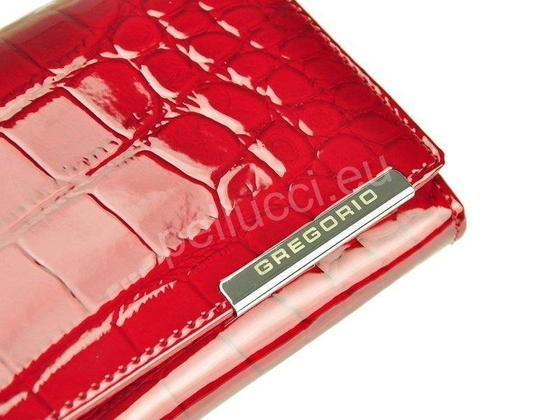 Portfel damski skórzany PELLUCCI BC-106 Czerwony