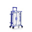Heys X-Ray mała niebieska transparentna walizka kabinowa na kółkach